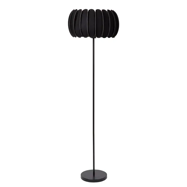 SPENCER - Vloerlamp - Ø 40 cm - 1xE27 - Zwart - 34745/81/30