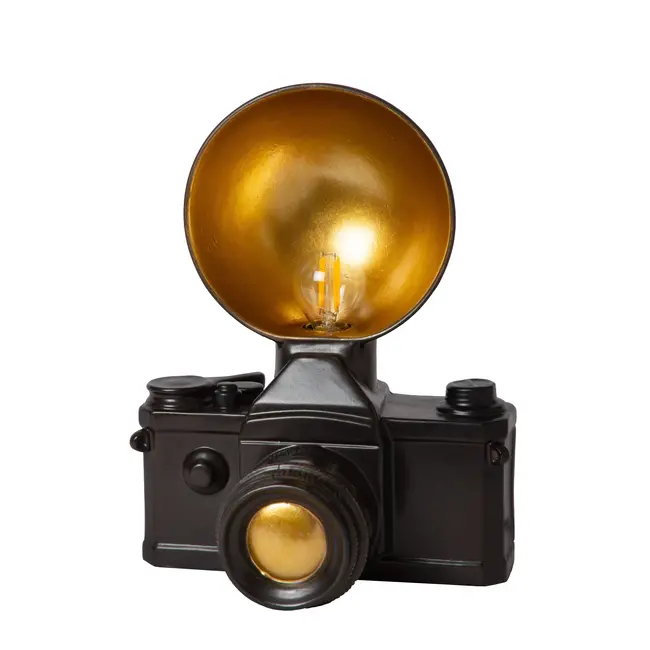 EXTRAVAGANZA CAMERA - Lampe de table - 1xE14 - Noir - 34546/21/30