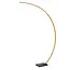 CURVE - Lampadaire arceau - LED Dim. - 1x15W 2700K - Or Mat / Laiton - 44700/11/02