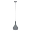 Suspension vintage 1L cône punch gris - OUTLET