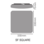 Ledvance SF CARRÉ 330 V 24W 830 IP44