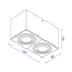 Ceiling lamp COS 10954/12/12