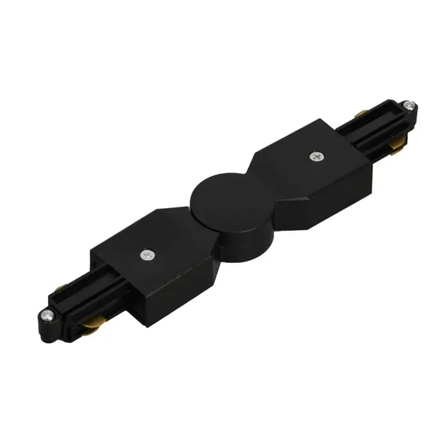 A-Track 1-phase Adjustable angle connector Black