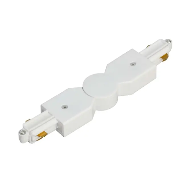 A-Track 1-Phase Adjustable angle Connector White