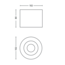 Philips Phase spot met geïntegreerde LED 4,5W = 30W zwart