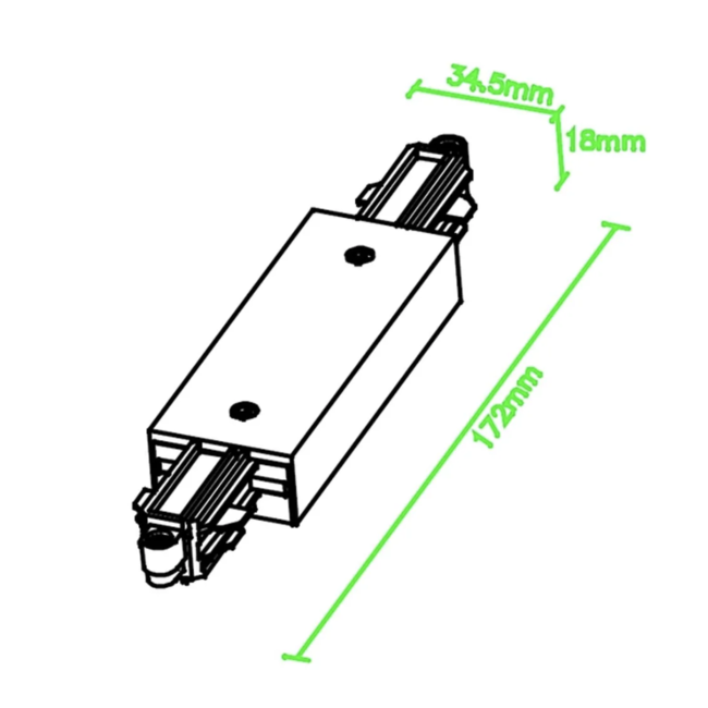 A-Track 1-Phase Middle Power supply White