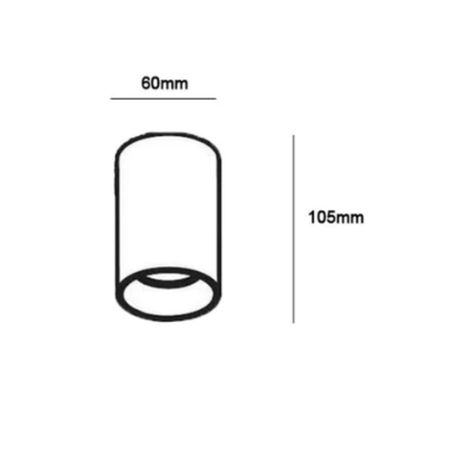 Connor Fix Surface-mounted spotlight Black