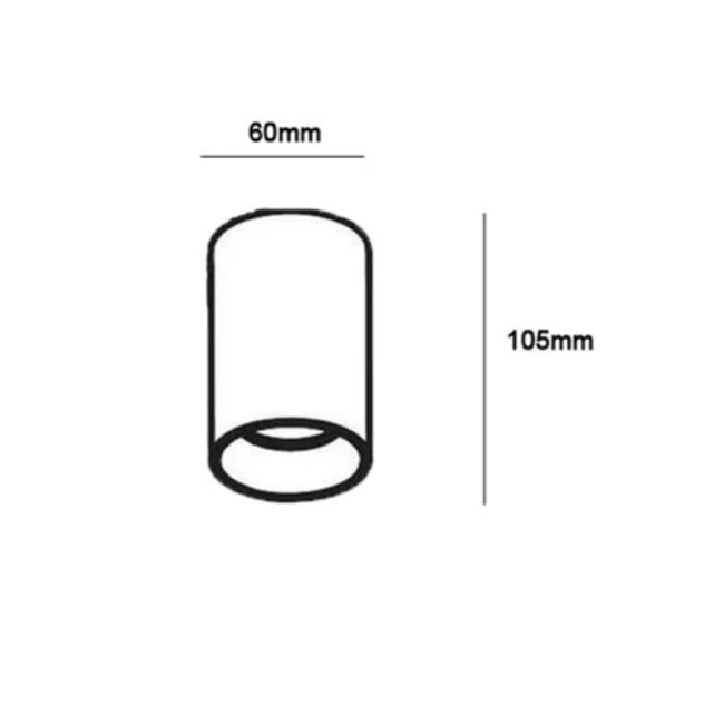 Connor Fix IP44 Surface-mounted spotlight White