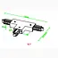 A-Track 1-Phase T Connector Left Black