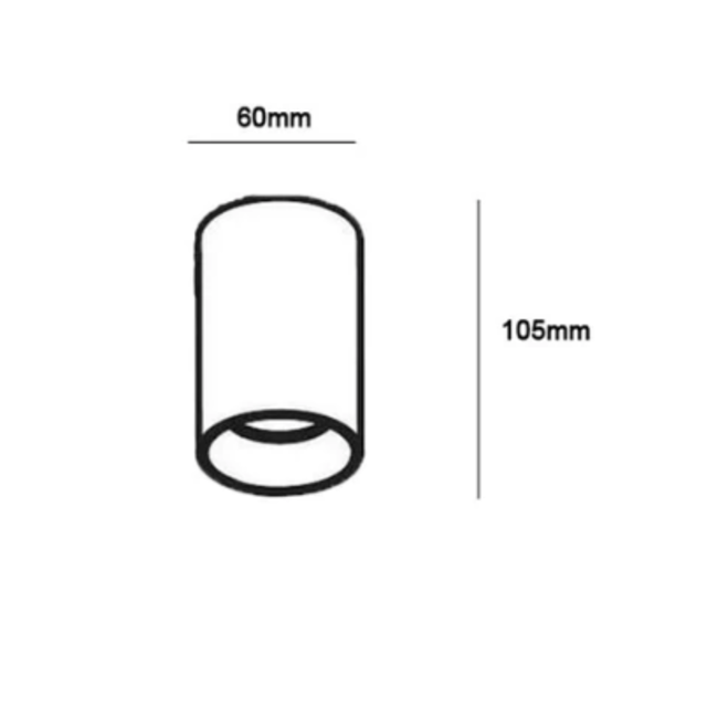 Connor Fix IP44 Surface-mounted spotlight Black