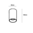 Connor Fix IP44 Opbouwspot Zwart