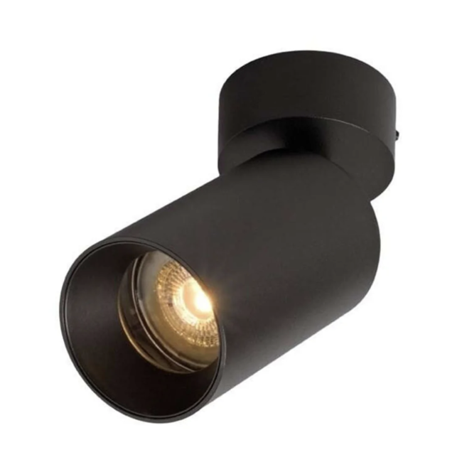 Spot de plafond réglable Connor noir