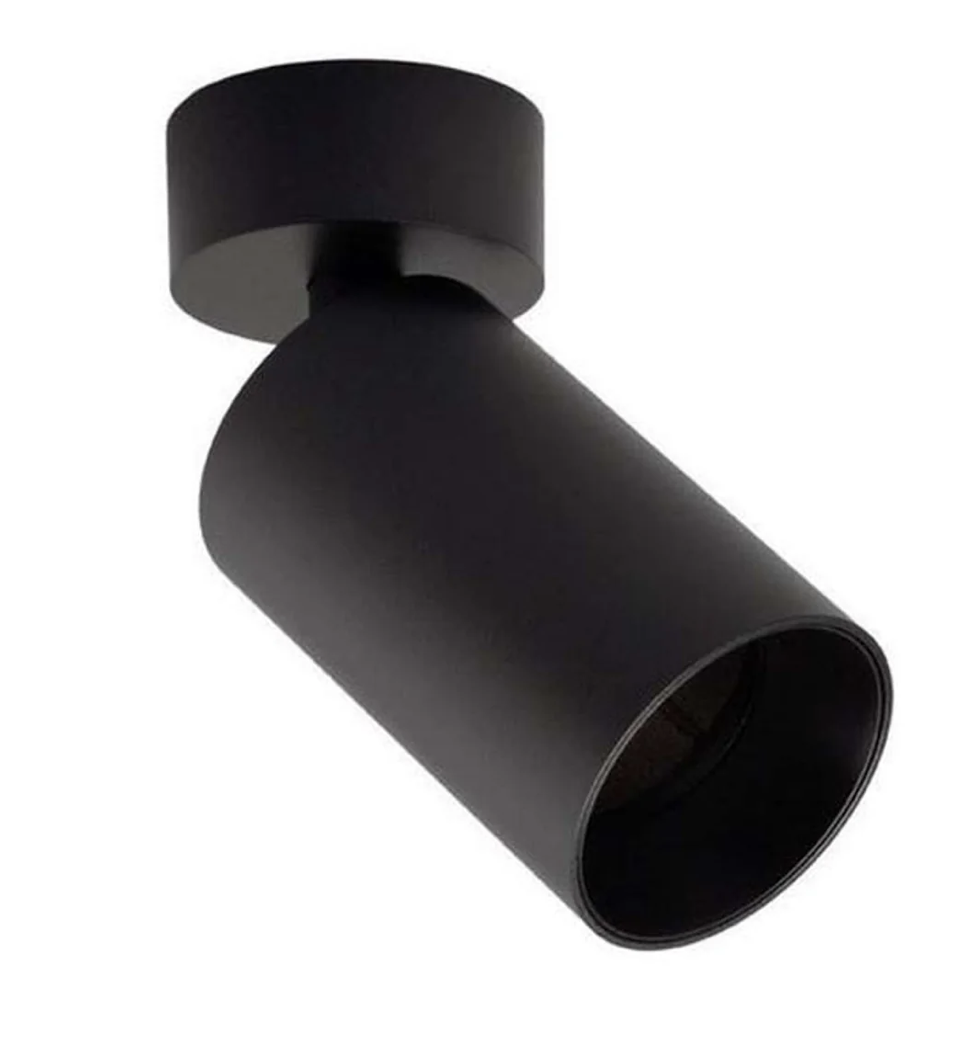 Spot Encastrable Réglable EDO Noir - Pour Ampoule GU10, IP20, 230V, Diamètre 8cm