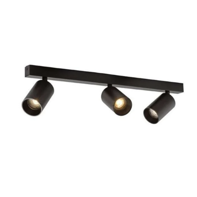 Spot de plafond Connor 3 noir