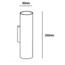 Connor Up & Down Wall Lamp Black