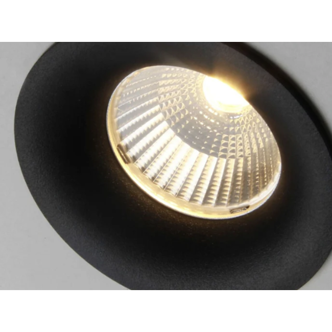 Spot encastrable Clickfit Smooth Medium IP54 noir