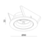 Spot encastrable réglable Clickfit Smooth blanc