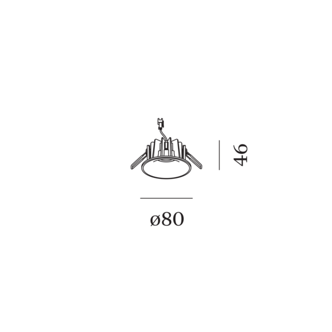 RONY petit 1.0 recessed spotlight