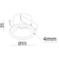 Spot encastré Clickfit Deep Small IP54 noir
