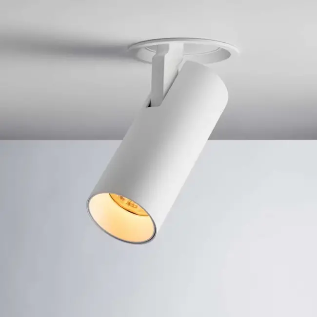 TUUP SEMI-RECESSED CEILING SPOTLIGHT WHITE - 3000K
