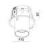 SPOT SEMI-ENCASTRÉ TUUP BLANC - 3000K