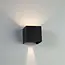 Zenith Up & Down Wall light Zwart