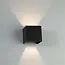 Zenith Up & Down Wall light Black