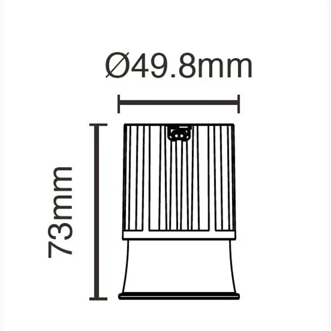 ZENKAI 230V LED MODULE ZWART - 2700K