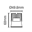 ZENKAI 350MA LED MODULE BLACK - 3000K