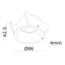 Clickfit Deep Recessed Spotlight White