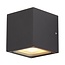 Applique d'extérieur SITRA CUBE anthracite en forme de cube