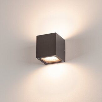 slv Applique d'extérieur SITRA CUBE anthracite en forme de cube