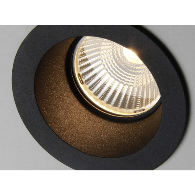 Clickfit Deep Medium IP54 Recessed Spotlight Black