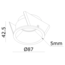 Clickfit Deep IP54 Recessed Spotlight White