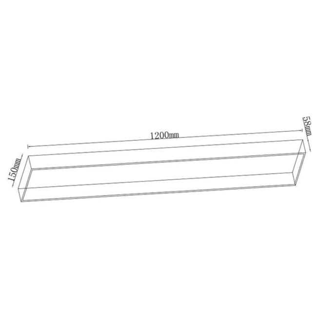 Plafonnier Drum 1200 Blanc