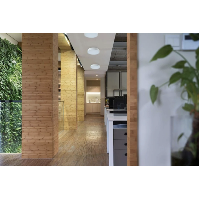 Drum 120 Plafonnière Wit