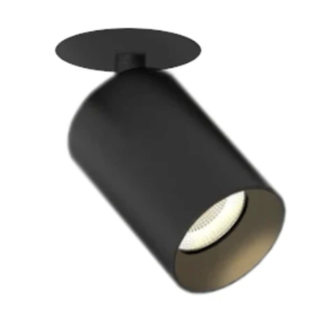 Absinthe Tuup Basic Semi-Recessed Ceiling Spot Black - 2700K