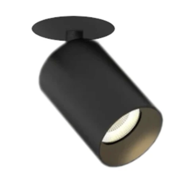 Spot semi-encastré Tuup Basic noir - 2700 K