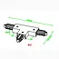 A-Track 1-fase T-connector rechts Wit