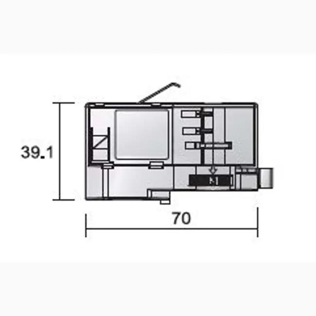 A-Track 3-phase adapter black