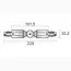 A-Track 3-phase adjustable angle connector white