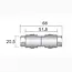 A-Track 3-fase connector zwart