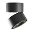 Spot de plafond Nimis 1 noir - 2700 K