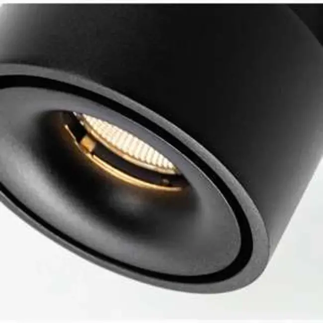 Spot de plafond Nimis 1 noir - 2700 K