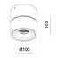 Nimis 1 Ceiling Spot Black - 2700K