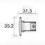 A-Track 3-phase end cap black