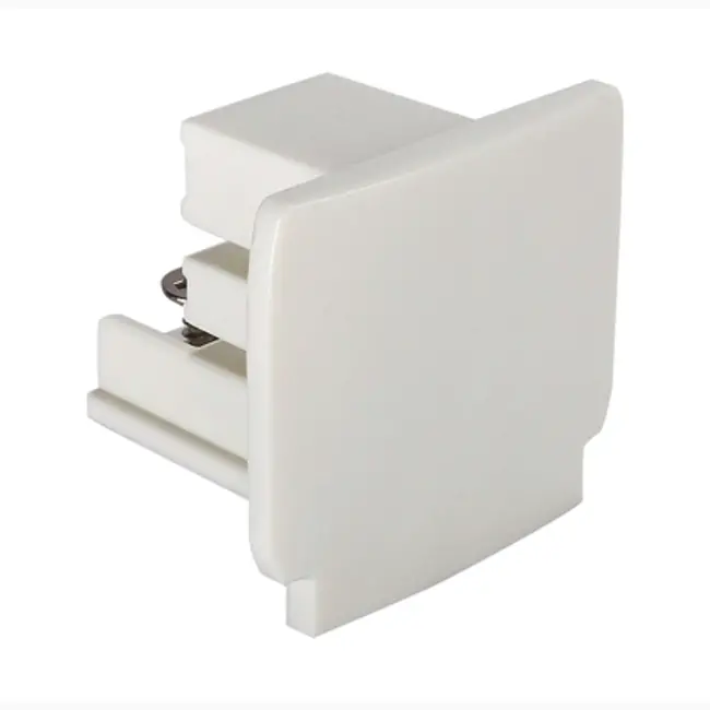A-Track 3-phase end cap white