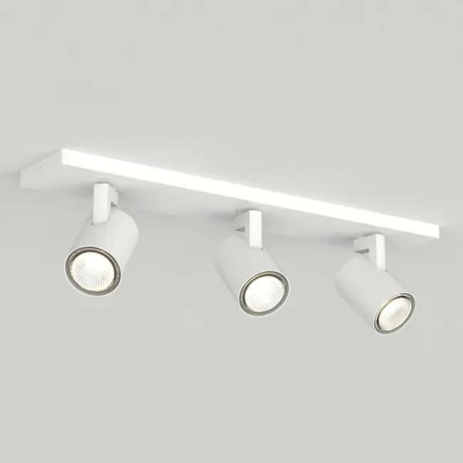 Spot de plafond Kona 3 blanc