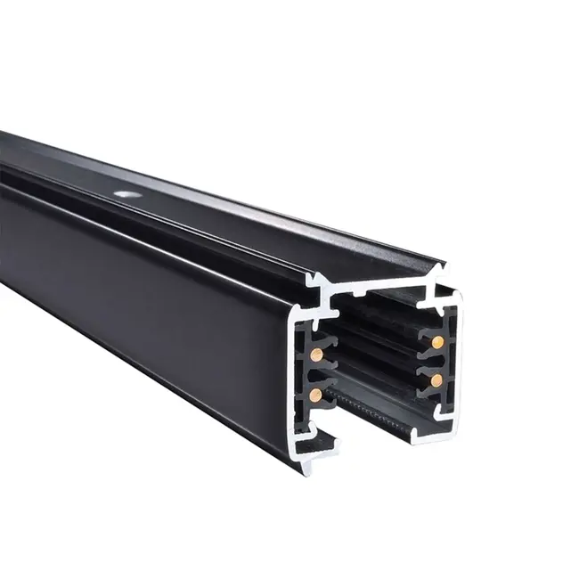 A-Track 3-fase Rail 1.5m Zwart
