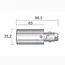 A-Track 3-phase Power Supply Right Black